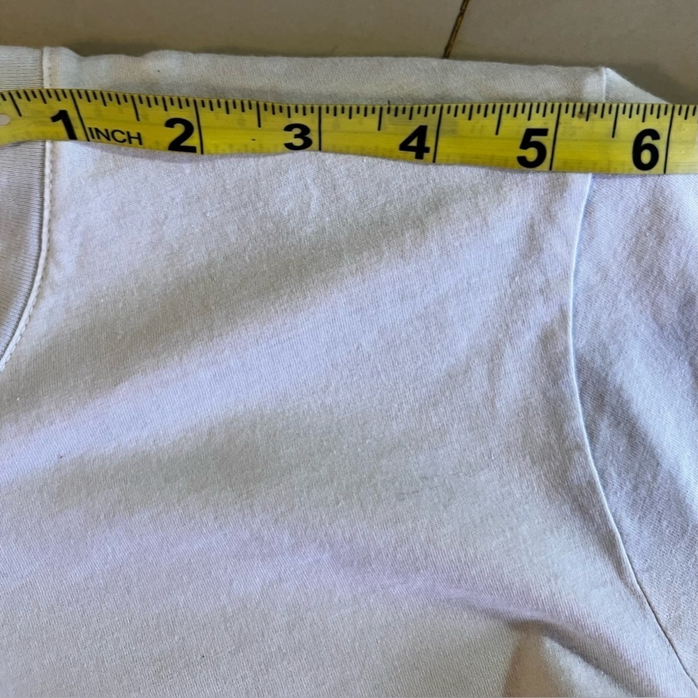 ARMANI EXCHANGE LOGO 4PEOPLE WALKING ON SQUARE CONTRASTING LOGO' T-SHIRT size M - Picture 8 of 16